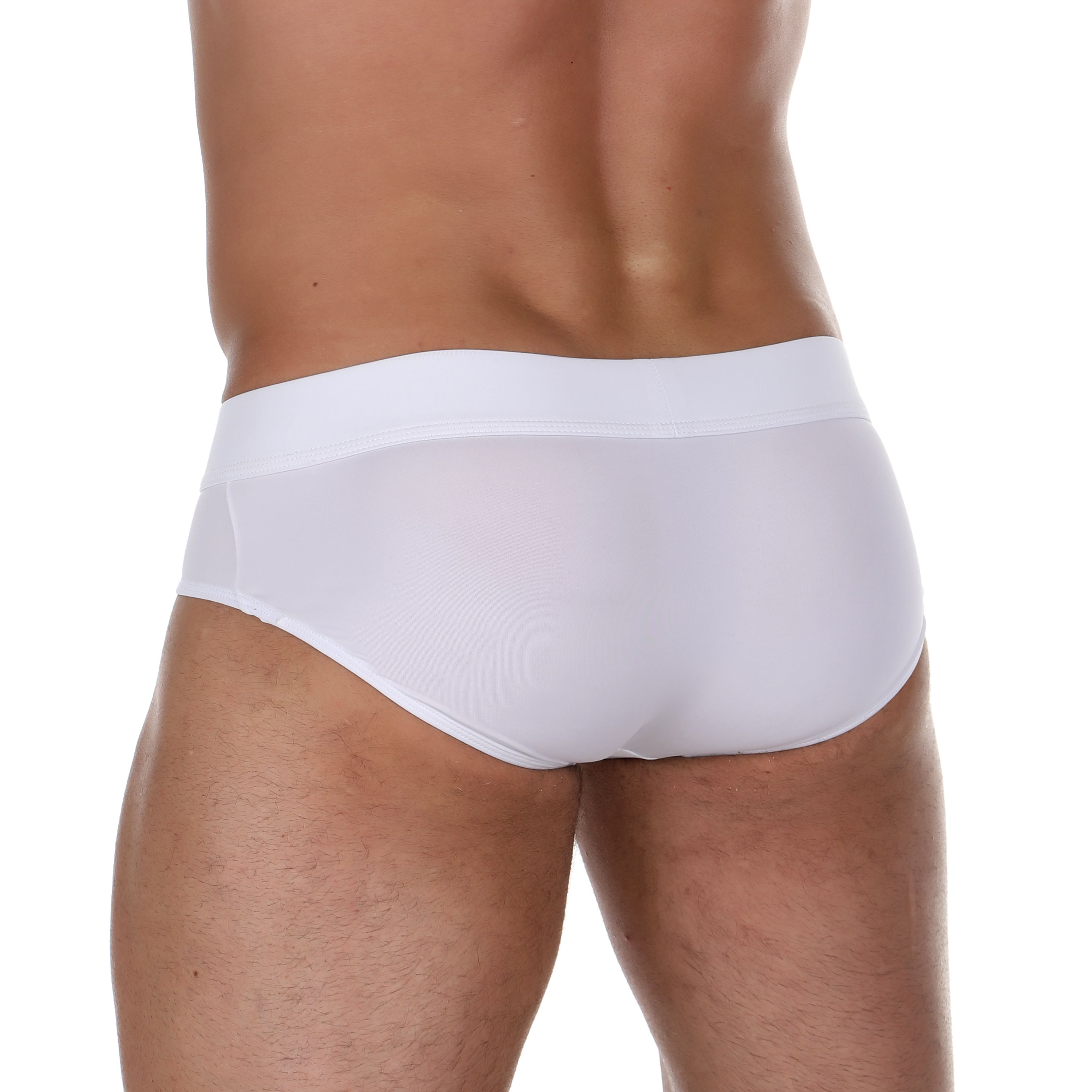 Мужские трусы брифы белые AussieBum  фото 2