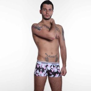 Фото Мужские трусы боксеры розовые DeepJoy капли