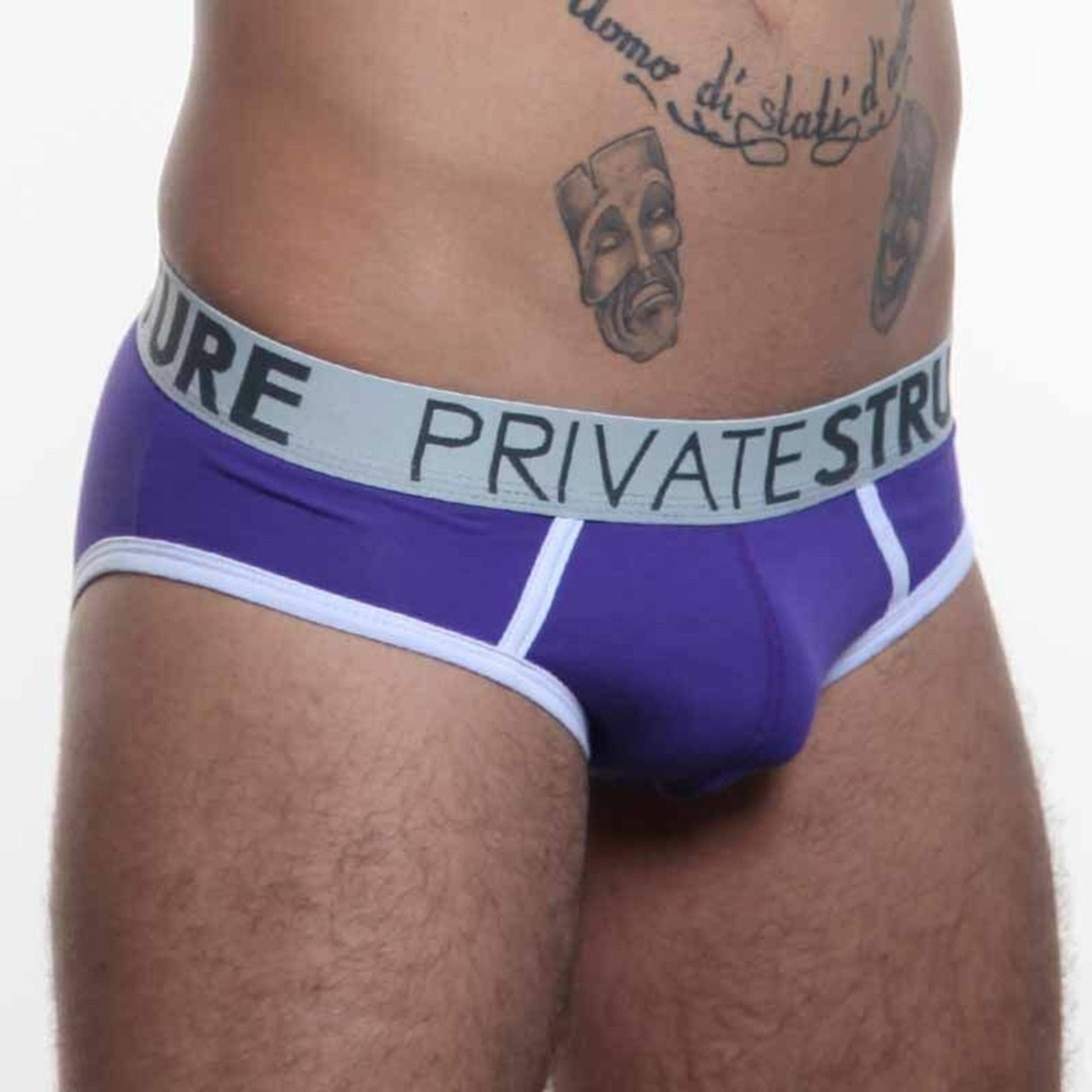 Мужские трусы слипы Private Structure Spectrum Low Rise Brief Violet PST0016 фото 3