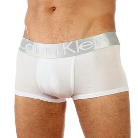 Фото Мужские трусы хипсы белые Calvin Klein Boxer модал