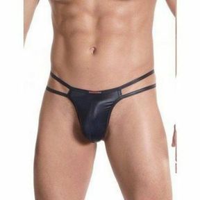 Фото Мужские трусы тонги черные Olaf Benz mini thong black