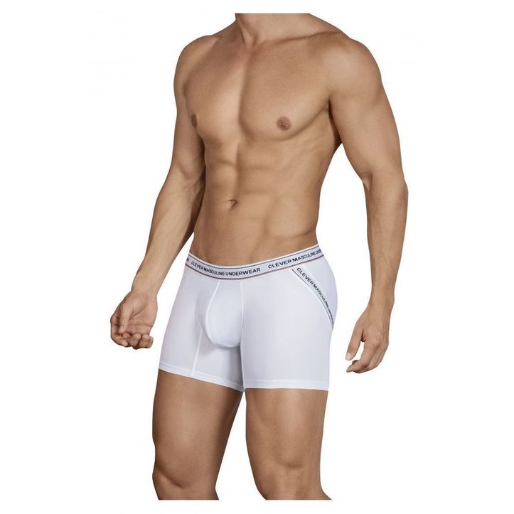 Мужские трусы боксеры белые Clever Kalderash Boxer 243901 