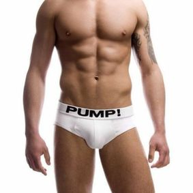 Фото Мужские трусы брифы Pump Brief White PU014-1