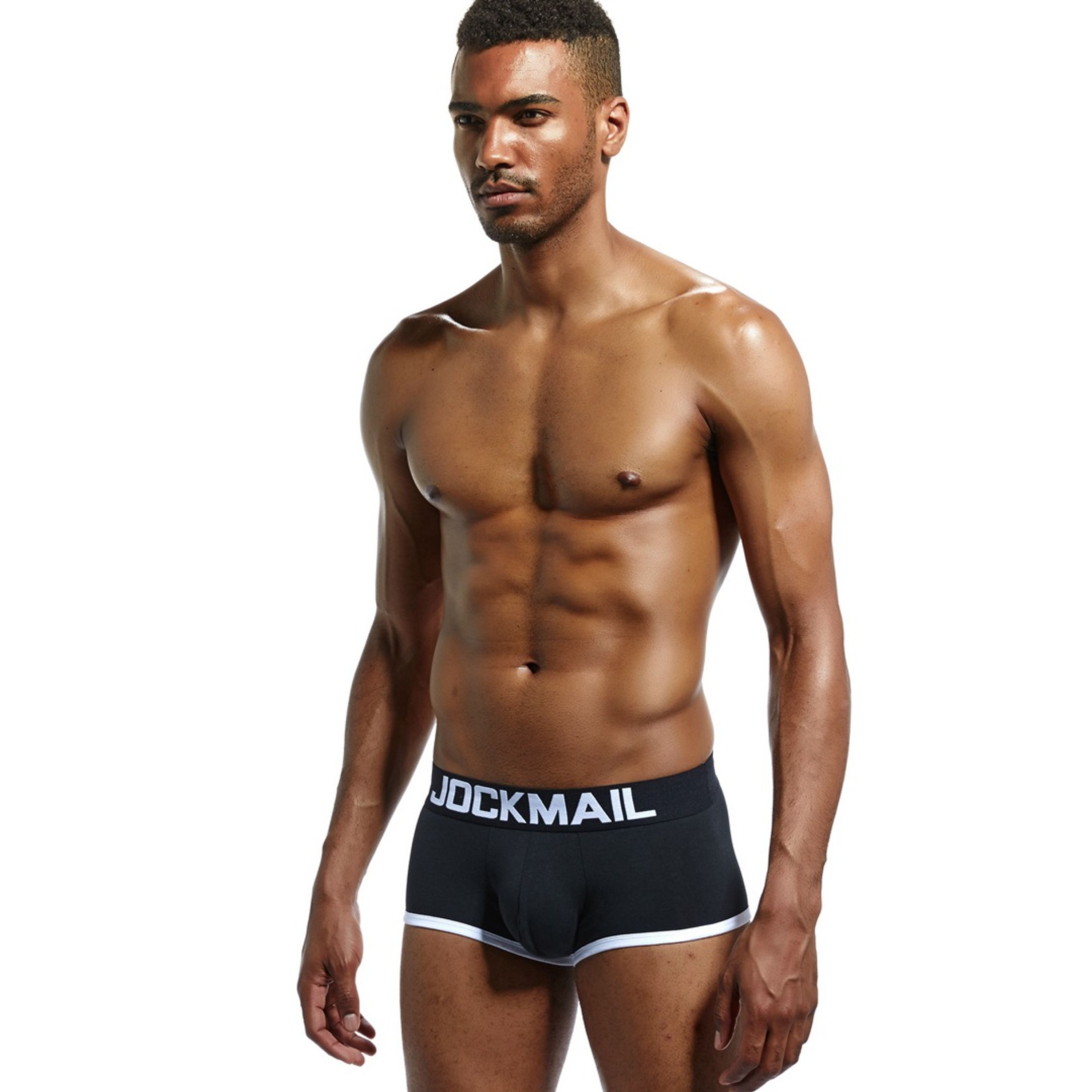 Мужские трусы джоки черные JOCKMAIL JM4058-2 фото 3