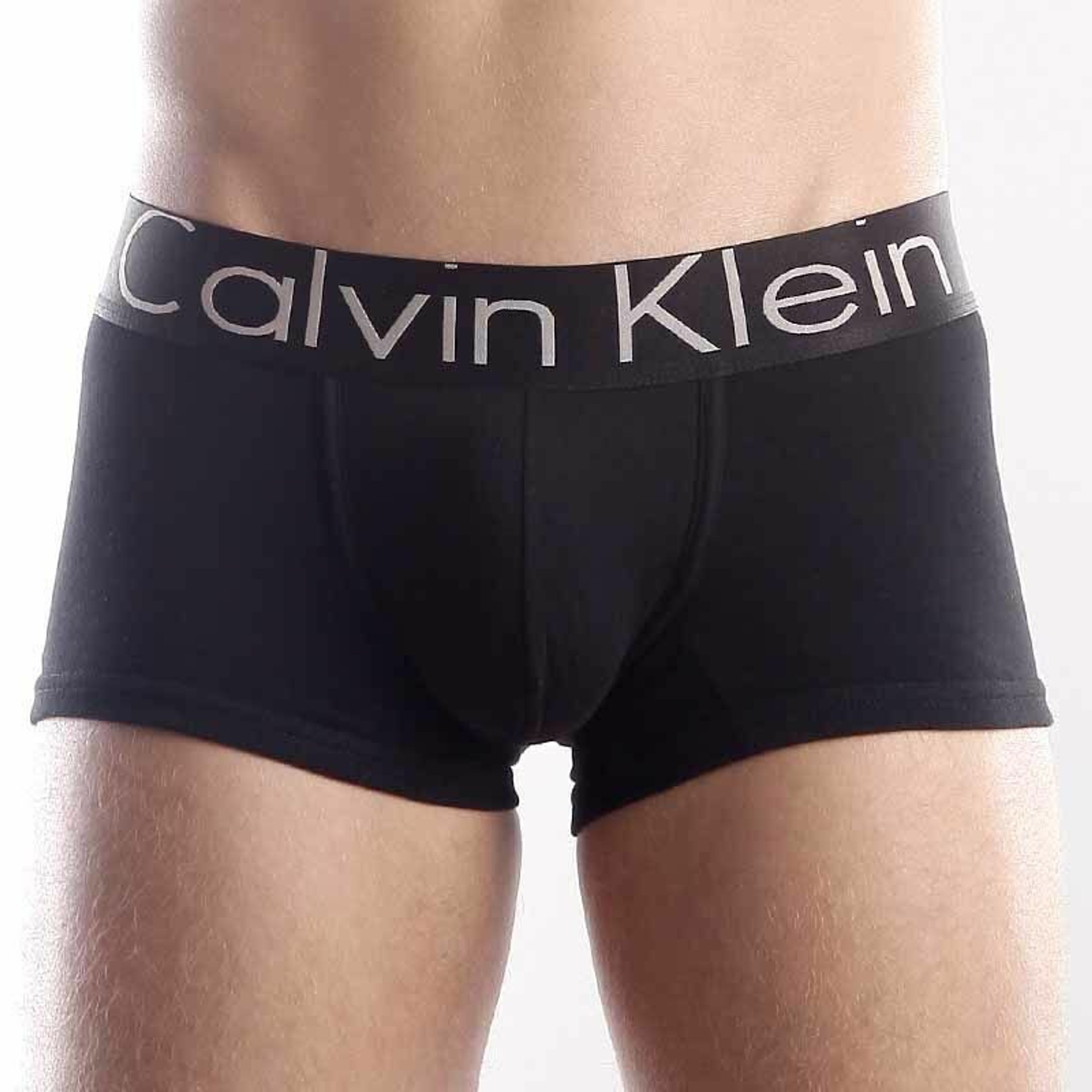 Мужские трусы боксеры черные Calvin Klein 365 Black фото 3