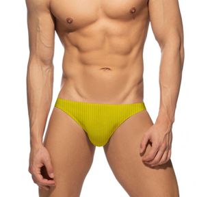 Фото Мужские трусы слипы желтые ADANNU AN7114-13