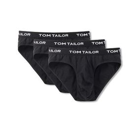 Фото Мужские трусы слипы черные набор из 3 штук TOM TAILOR 70238/9303
