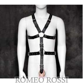 Фото Мужская сбруя (портупея) черная Romeo Rossi RR9024 