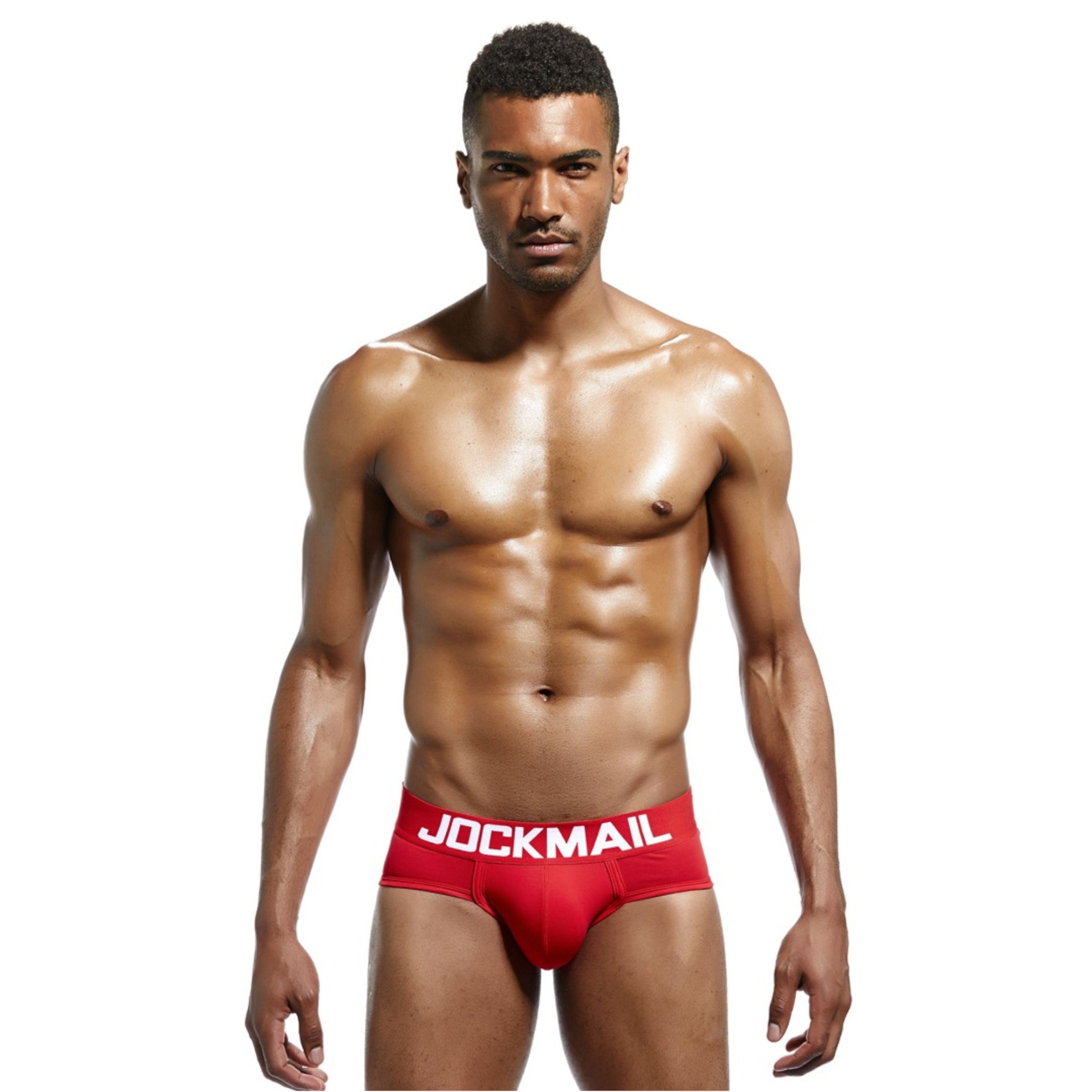 Мужские трусы брифы красные JOCKMAIL JM2023-8 фото 1