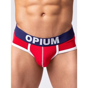 Фото Мужские трусы брифы красные Opium Brief R-138