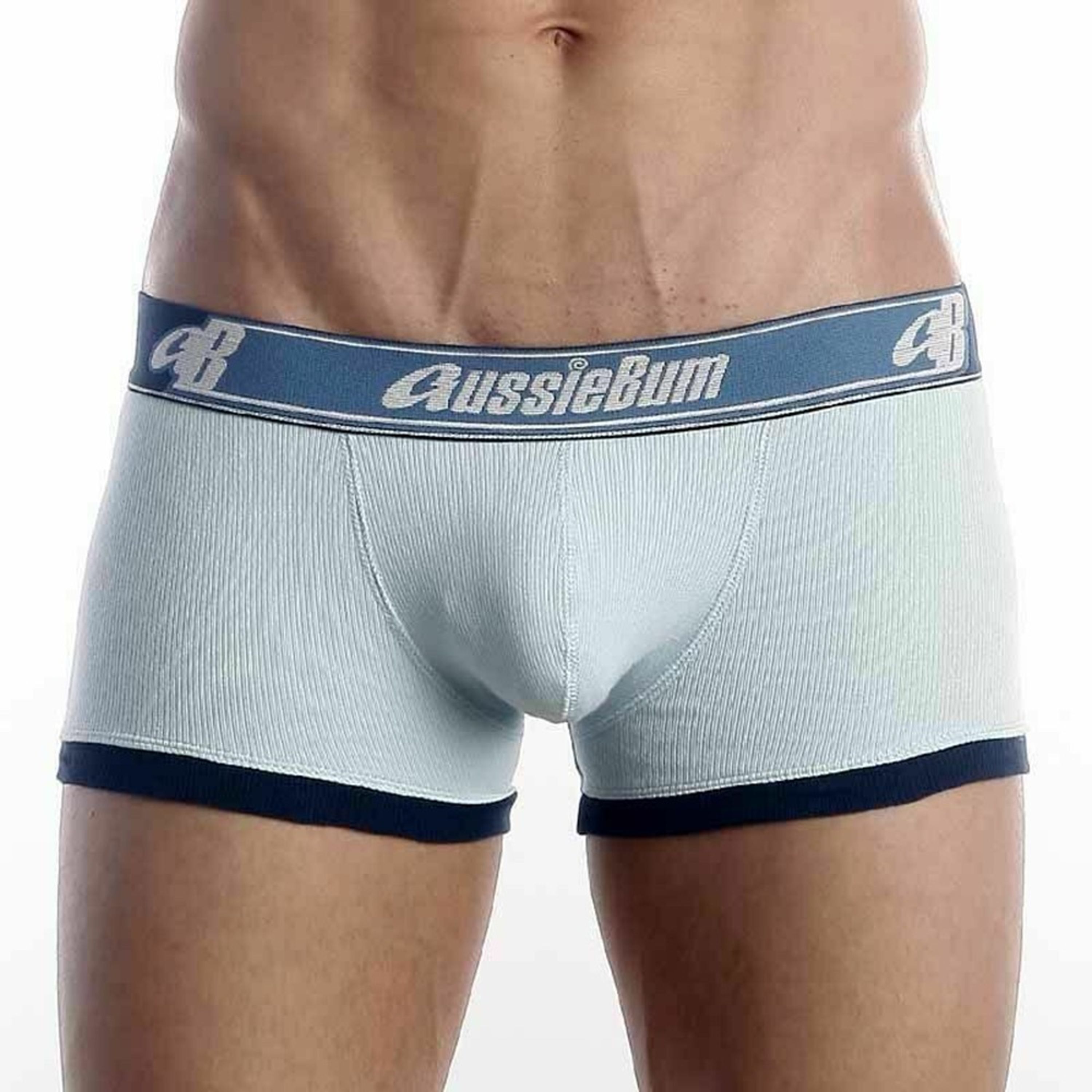 Мужские трусы боксеры голубые Aussiebum Flex Ice AB00070 фото 2