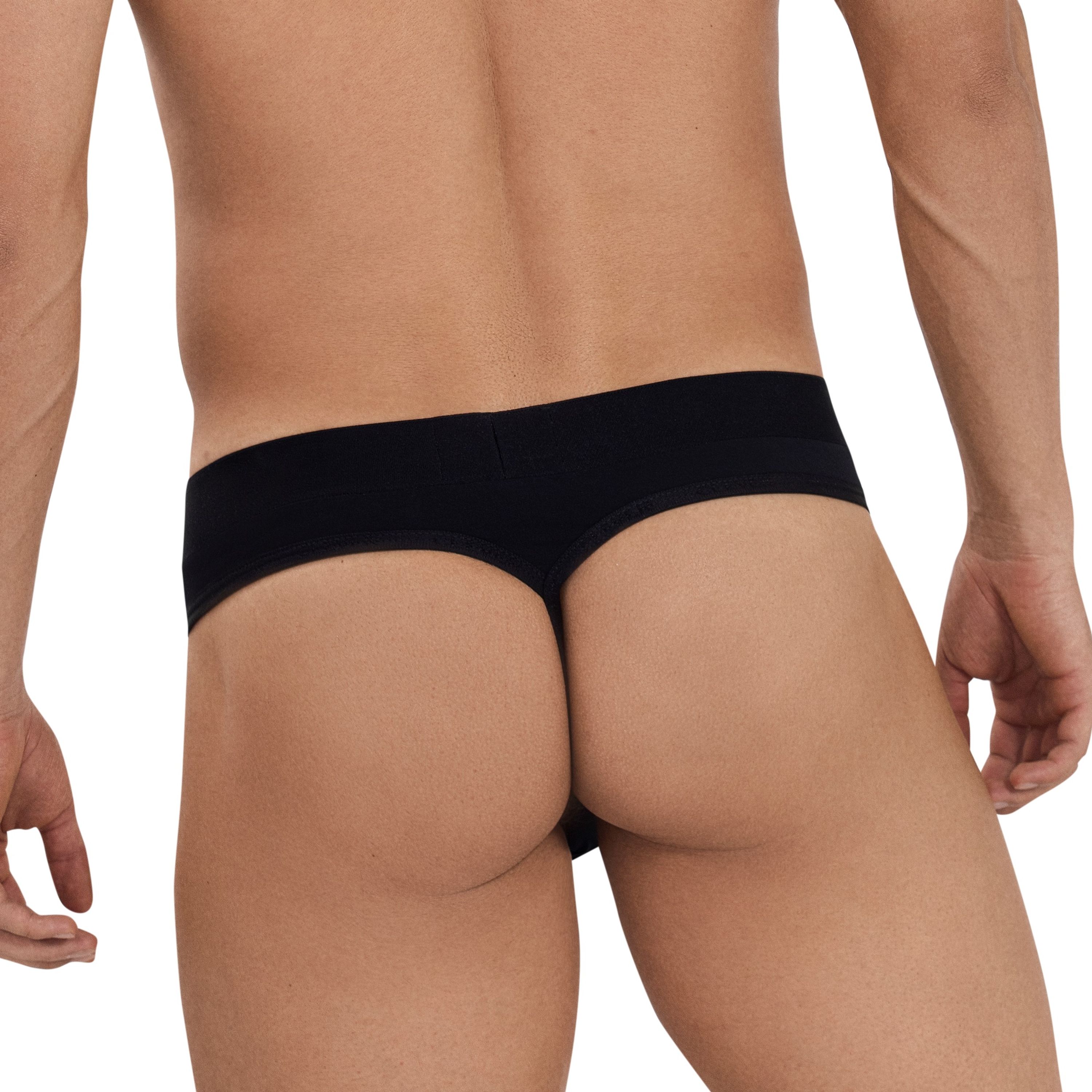 Мужские трусы стринги черные Clever Moda CELESTIAL THONG 114711 фото 3