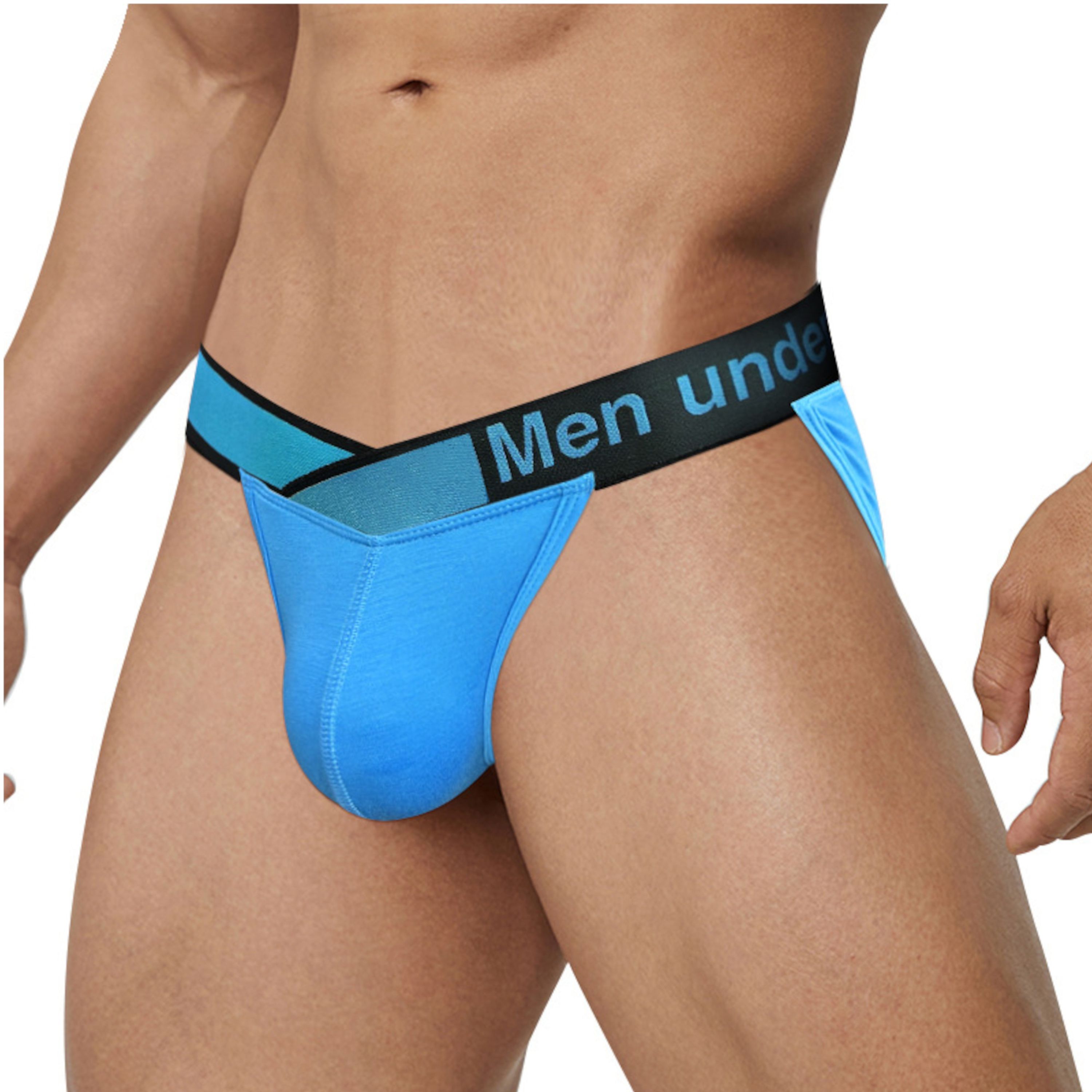 Мужские трусы танга синие PUMP! MP252-9 фото 2