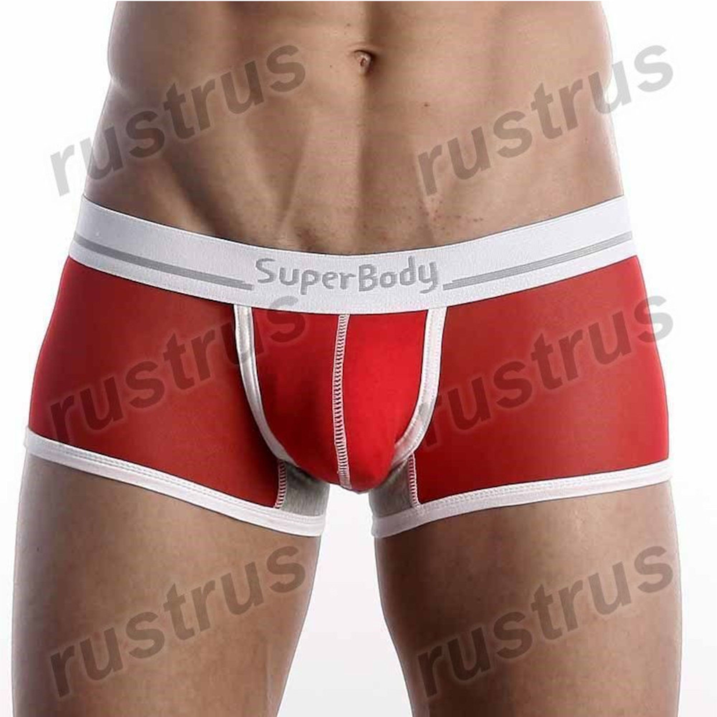 Мужские трусы хипсы красные Superbody 18 фото 2