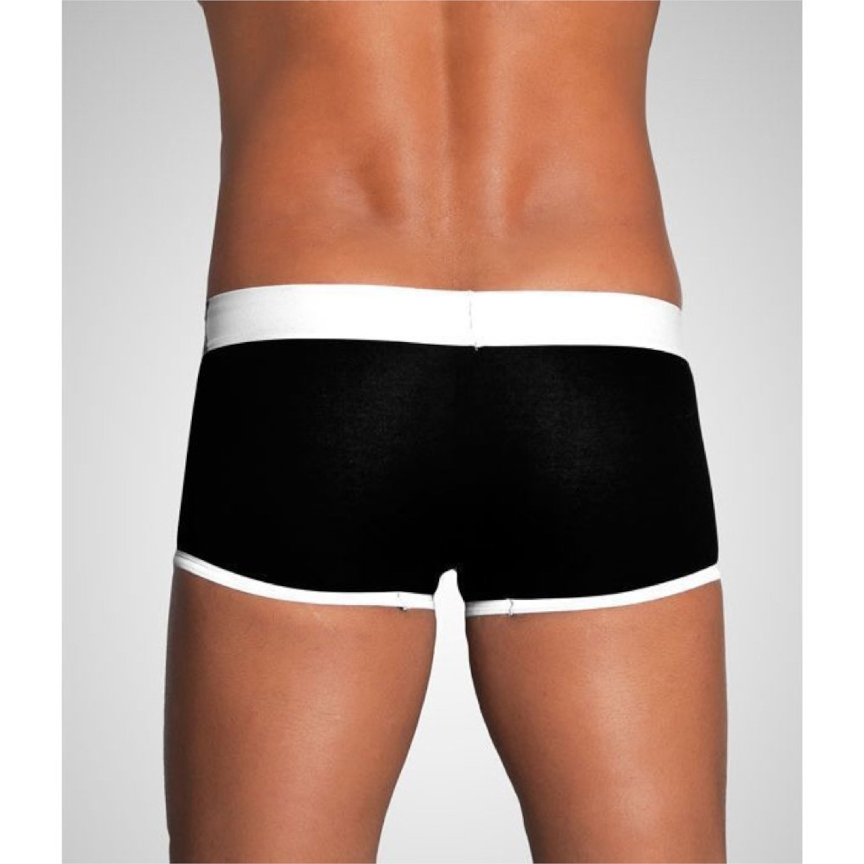 Мужские трусы боксеры черные Wild Milk CleanCut Boxer Black фото 4