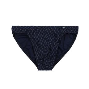 Фото Мужские трусы слипы темно-синие с принтом HOM MAX Comfort Micro Briefs 401912_4000RA