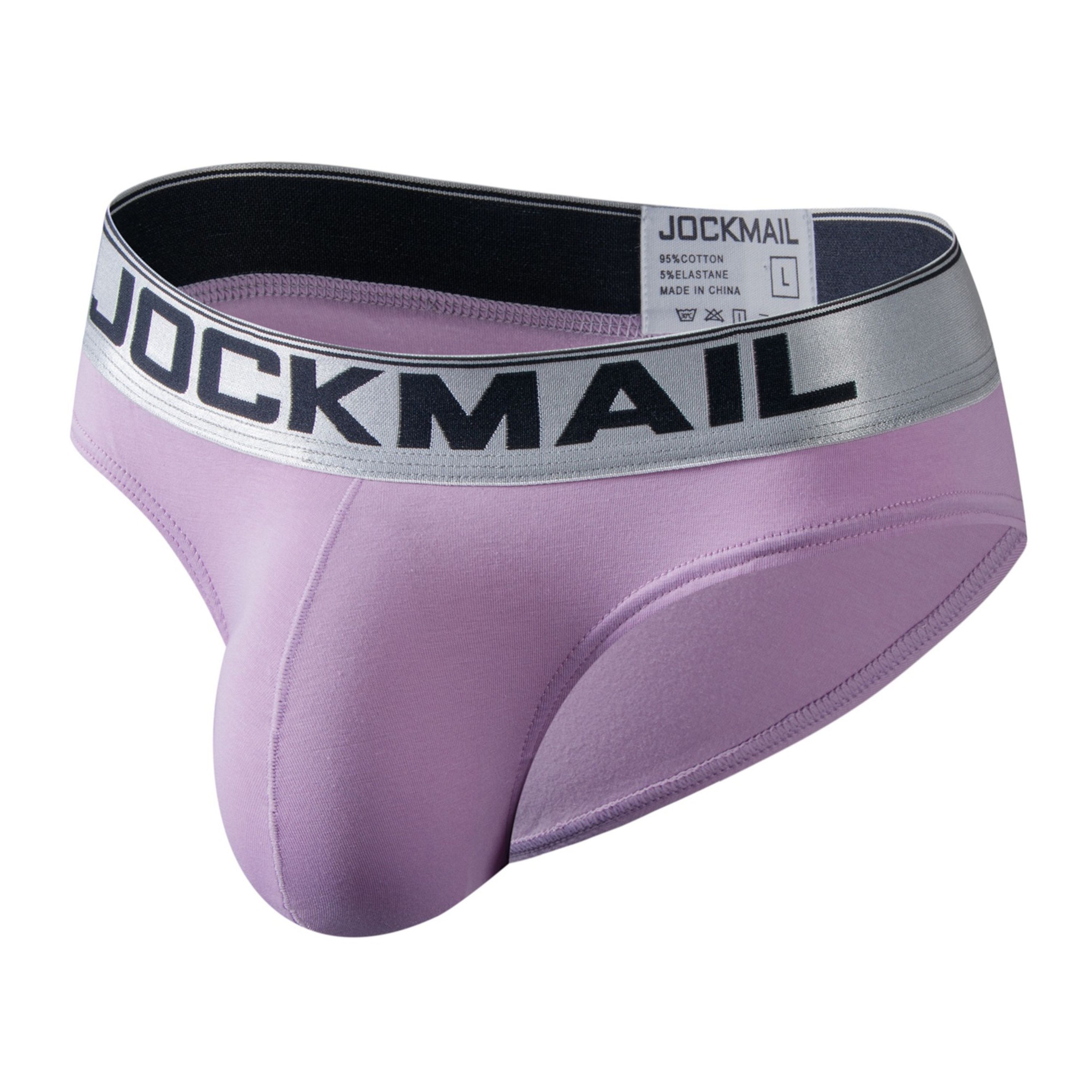 Мужские трусы брифы фиолетовые JOCKMAIL JM2029-5 фото 1