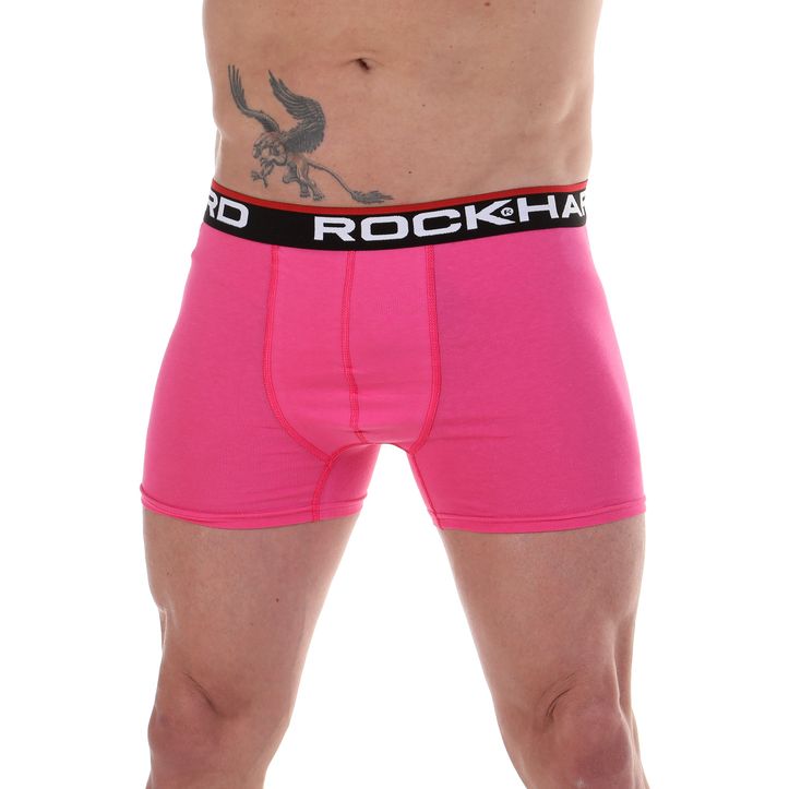 Мужские трусы боксеры розовые Rockhard RH17018 - купить недорого в  интернет-магазине