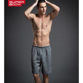 Фото Мужские шорты серые Superbody LARGE JOY shorts GREY