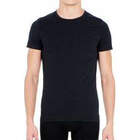 Фото Мужская футболка черная HOM Supreme Cotton 40-1330-0004