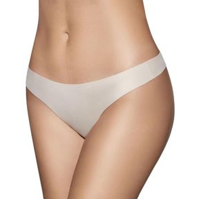 Фото Женские трусы танга бежевые бесшовные Creaciones Selene 500 TANGA/tierra