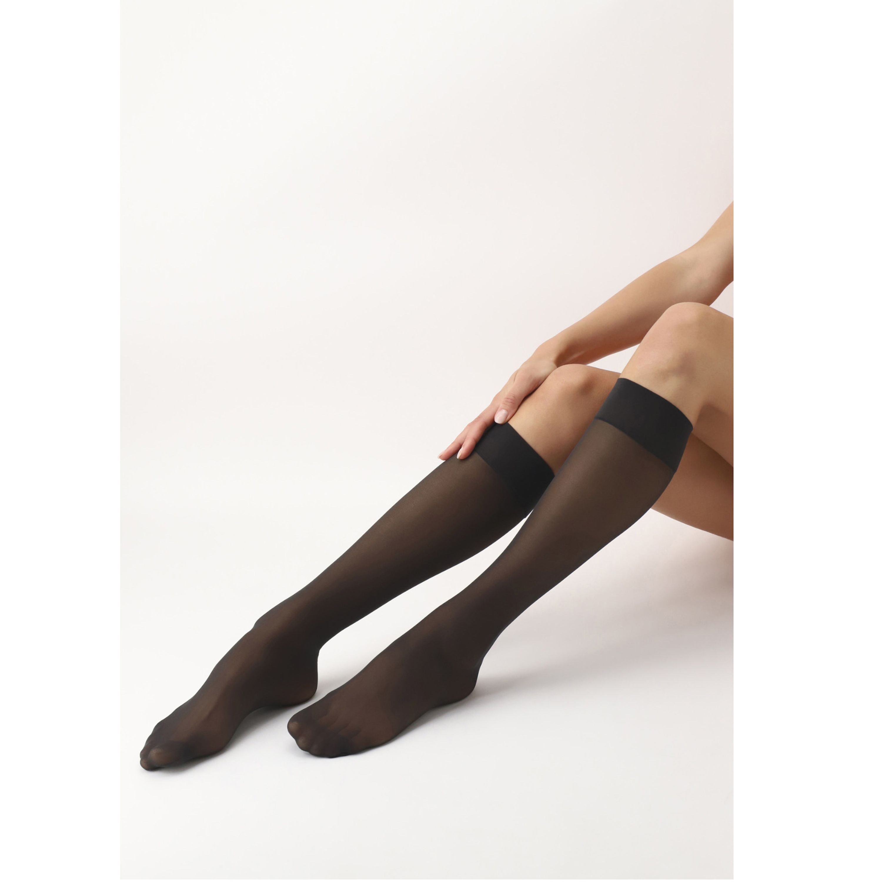 Женские гольфы темно-серые OROBLU Dolcevita, 40 ден Elegance&Comfort VOBC01055 фото 1