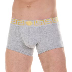 Фото Трусы мужские боксеры серые Versace