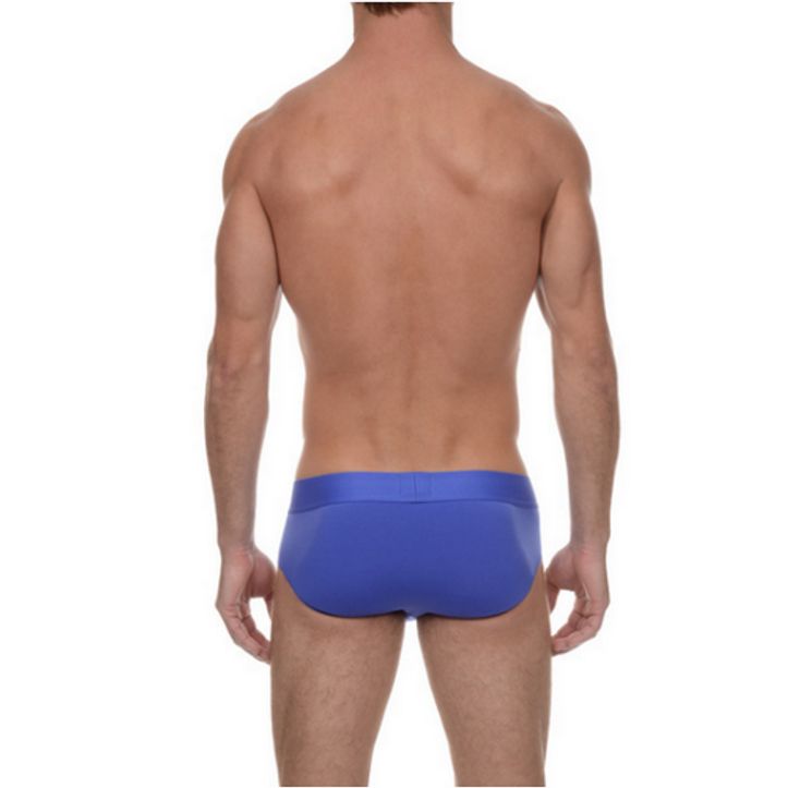 Мужские трусы Брифы синие 2(x)ist Men's Electric No-Show Brief Limited Edition Navy фото 2