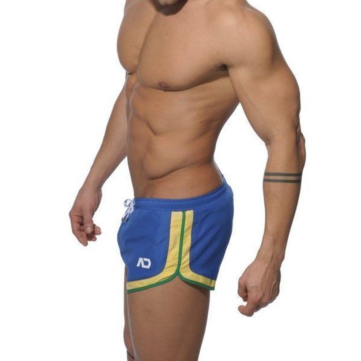 Шорты Addicted голубые "Short Three Tone Boxer" Blue фото 2