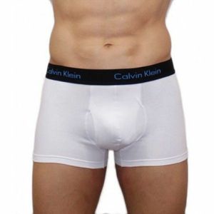 Фото Трусы мужские боксеры белые удлиненные Calvin Klein