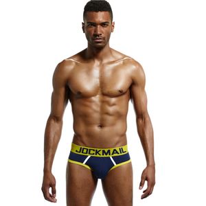 Фото Мужские трусы брифы темно-синие JOCKMAIL JM2048-16