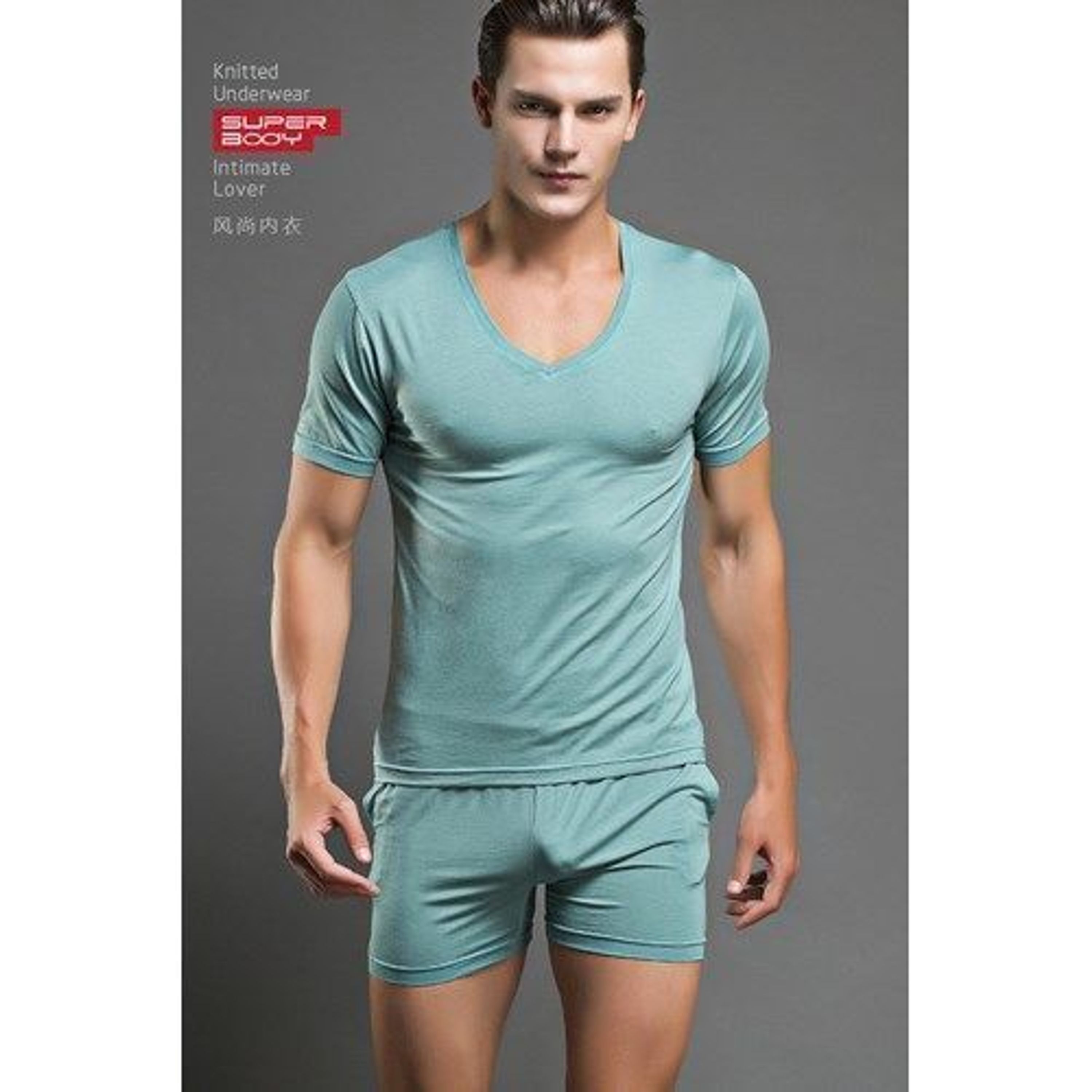 Мужская футболка изумрудная Superbody Emerald фото 1