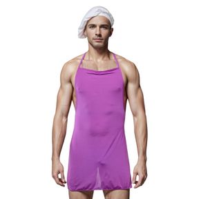 Фото Мужской костюм "Повар" фиолетовый 3 в 1: стринги, фартук, колпак LaBlinque LB15740