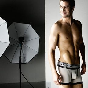 Фото  Мужские трусы боксеры Aussiebum Lightening Boxer Black & White