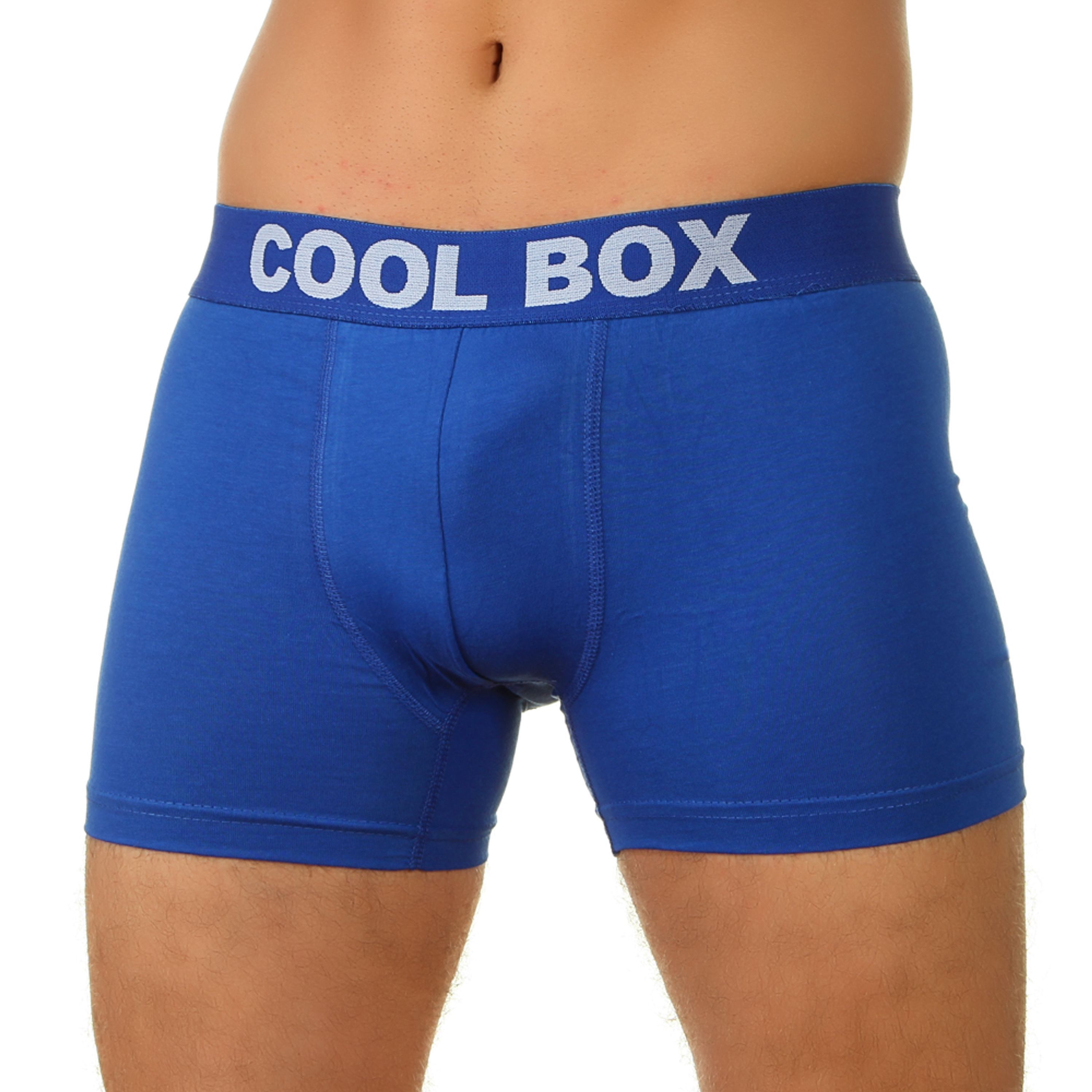 Мужские трусы боксеры синие E5 Underwear Trend Boxer Short 0102 фото 1