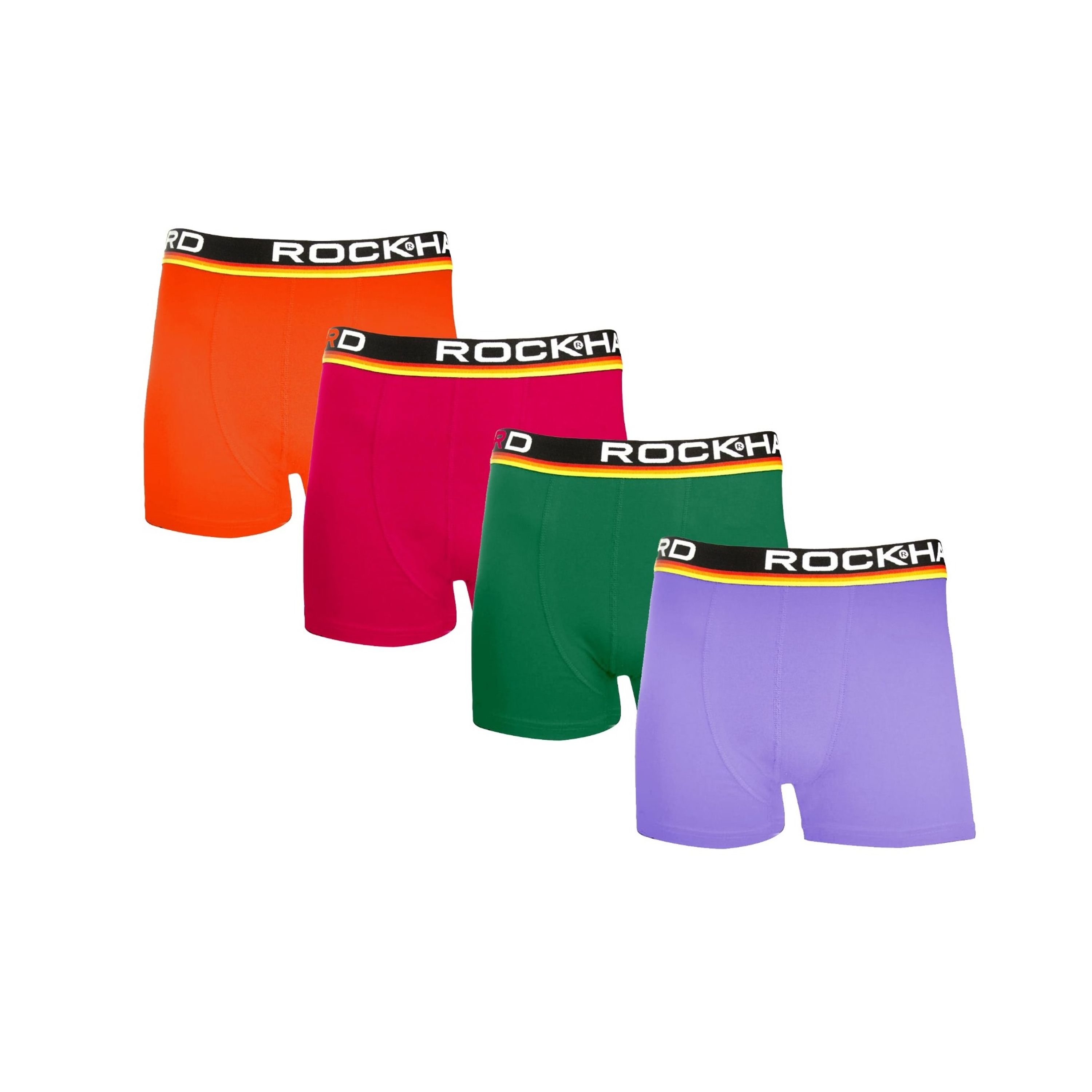 Мужские трусы боксеры набор 4 в 1 (произвольные цвета) Rockhard RH47058 фото 1