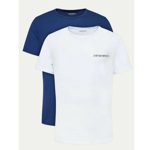 Фото Набор мужских футболок 2в1 (синий, белый) Emporio Armani 111267_4F717 33034