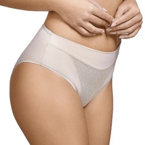 Фото Женские трусы слипы бежевые высокие Creaciones Selene ROXANA BRAGA/tierra