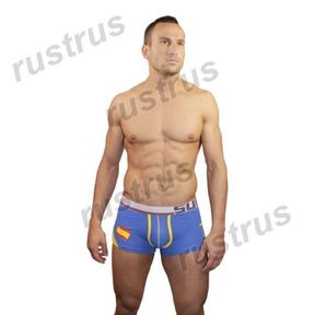 Фото Мужские трусы боксеры синие Superbody