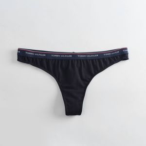 Фото Женские трусы стринги черные Tommy Hilfiger Women