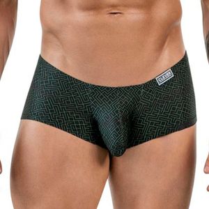 Фото Мужские трусы хипсы черные с принтом Clever Moda LABERIN LATIN BOXER 185211