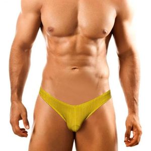 Фото Мужские трусы стринги желтые ADANNU AN7113-13