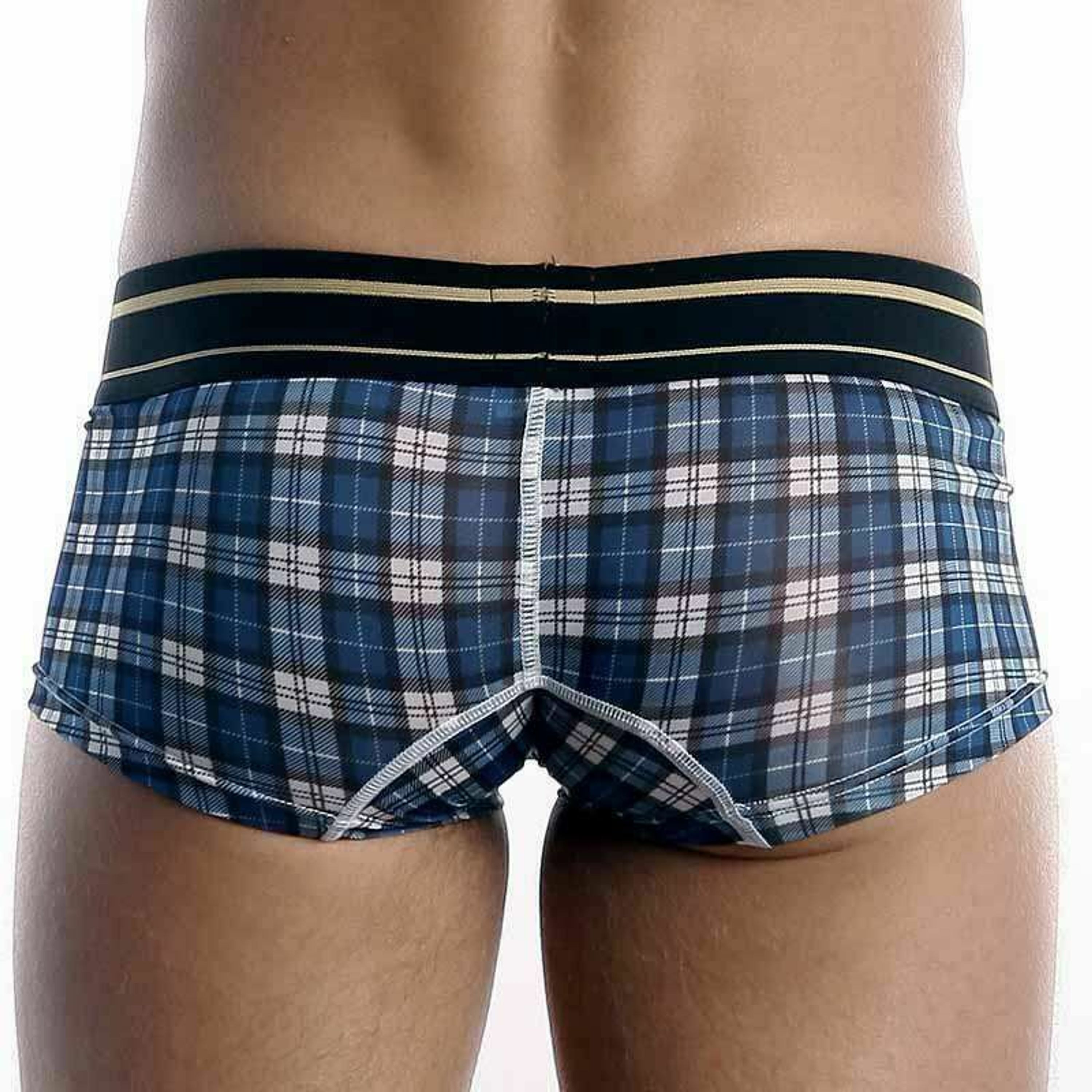 Мужские трусы хипсы TOOT Check Boxer Blue TT00018 фото 4