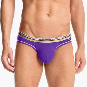 Фото Мужские трусы слипы индиго Andrew  Christian andrew Vibe Purple AC3-M086