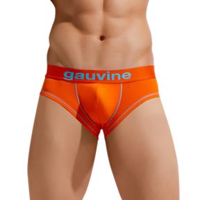 Фото Мужские трусы брифы оранжевые GAUVINE 3023