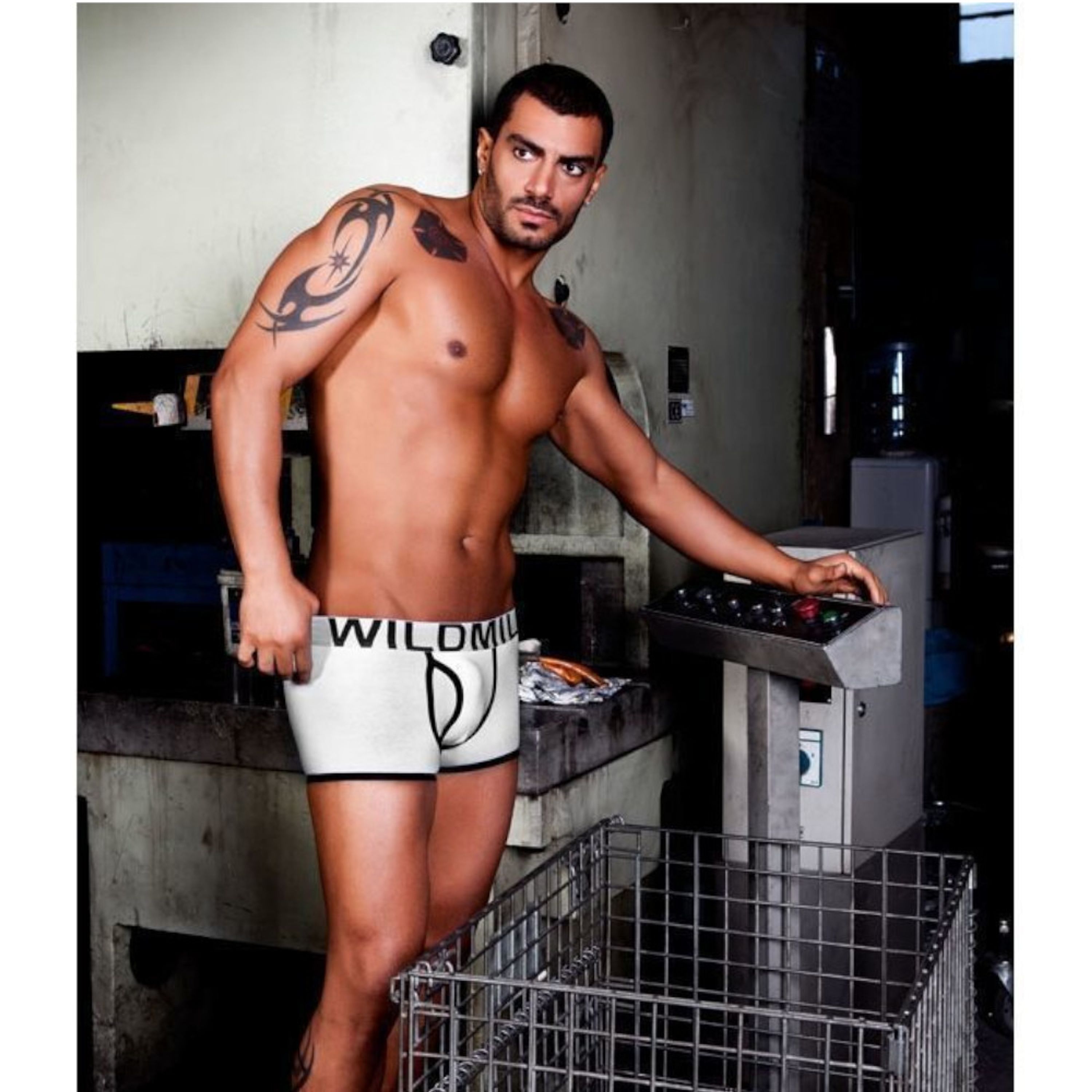 Мужские трусы боксеры белые Wild Milk Cutie Boxer White фото 1