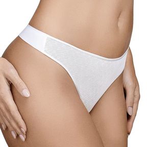 Фото Женские трусы танга бежевые Creaciones Selene KATIA TG/marfil