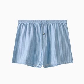 Фото Мужские трусы боксеры голубые Romeo Rossi RR6122-17
