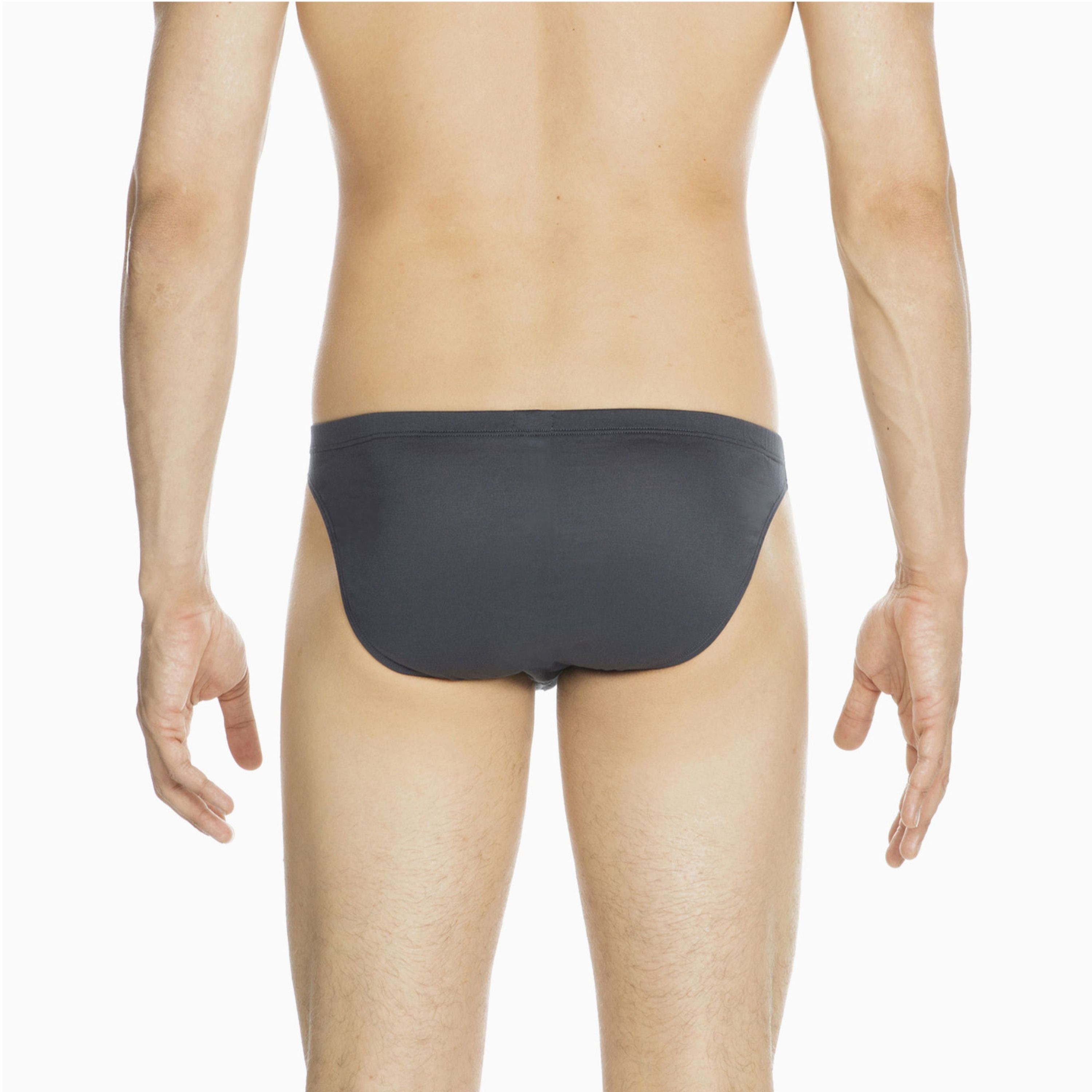 Мужские трусы слипы серые HOM PREMIUM COTTON Comfort Micro Briefs 359699_4000ZU фото 3