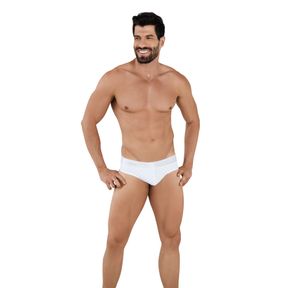 Фото Мужские трусы бразилиана белые Clever Moda LUCERNA THONG 103401